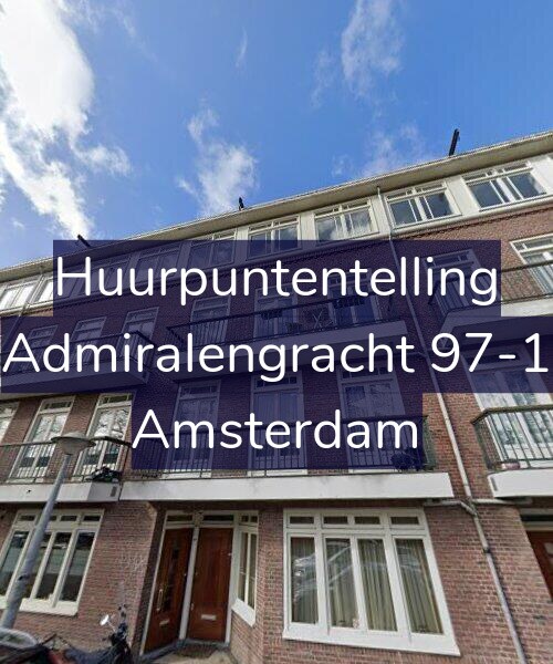 Foto gevel Huurpuntentelling voor Admiralengracht 97-1, Amsterdam