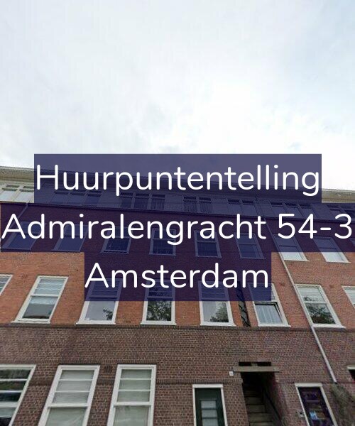 Foto gevel Huurpuntentelling voor Admiralengracht 54-3, Amsterdam