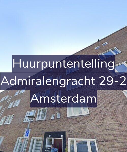 Foto gevel Huurpuntentelling voor Admiralengracht 29-2, Amsterdam