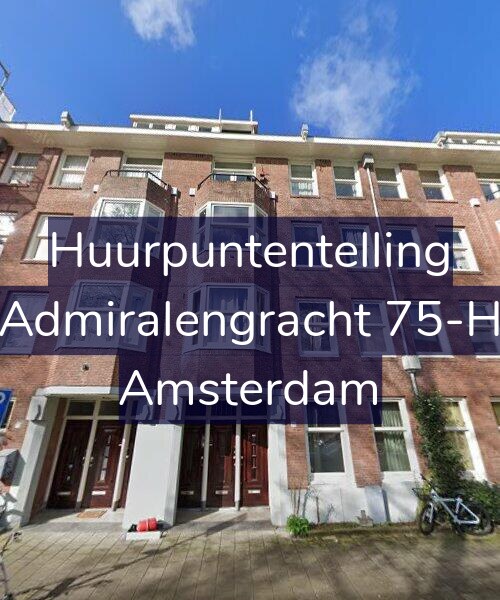 Foto gevel Huurpuntentelling voor Admiralengracht 75-H, Amsterdam