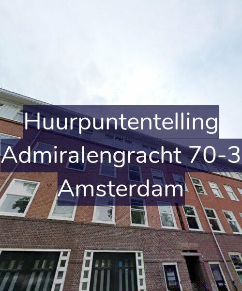 Foto gevel Huurpuntentelling voor Admiralengracht 70-3, Amsterdam
