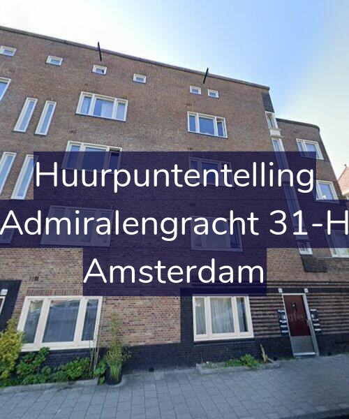 Foto gevel Huurpuntentelling voor Admiralengracht 31-H, Amsterdam