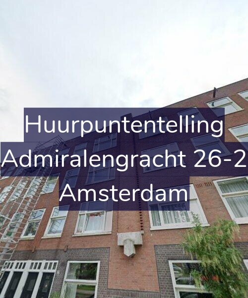 Foto gevel Huurpuntentelling voor Admiralengracht 26-2, Amsterdam