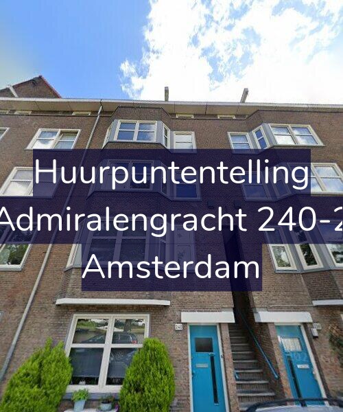 Foto gevel Huurpuntentelling voor Admiralengracht 240-2, Amsterdam
