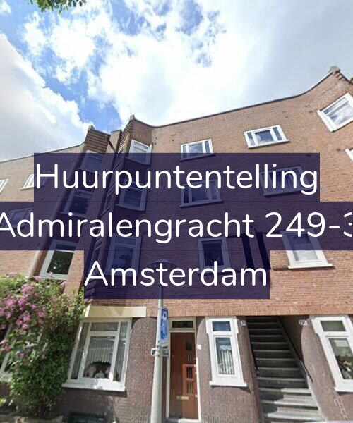 Foto gevel Huurpuntentelling voor Admiralengracht 249-3, Amsterdam
