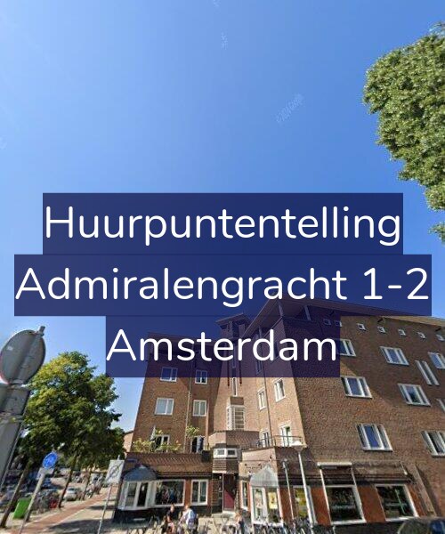 Foto gevel Huurpuntentelling voor Admiralengracht 1-2, Amsterdam