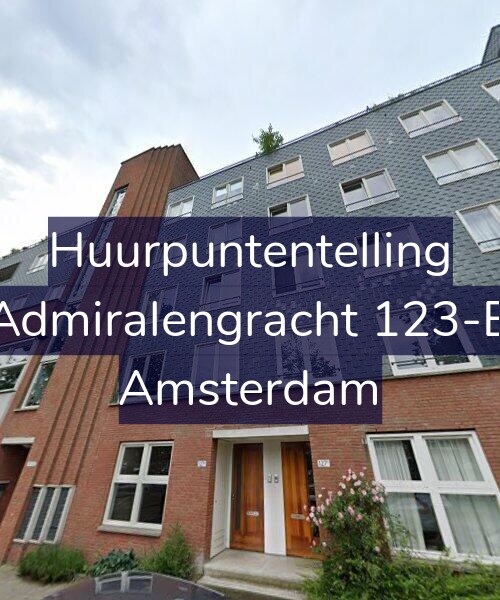 Foto gevel Huurpuntentelling voor Admiralengracht 123-B, Amsterdam