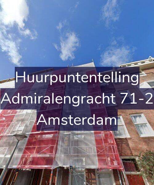 Foto gevel Huurpuntentelling voor Admiralengracht 71-2, Amsterdam