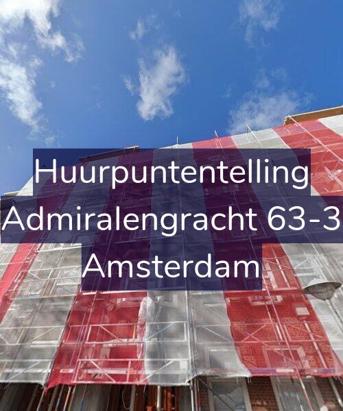 Foto gevel Huurpuntentelling voor Admiralengracht 63-3, Amsterdam