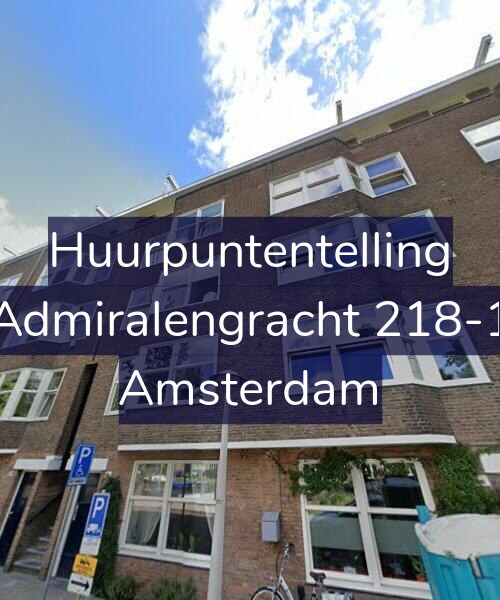 Foto gevel Huurpuntentelling voor Admiralengracht 218-1, Amsterdam