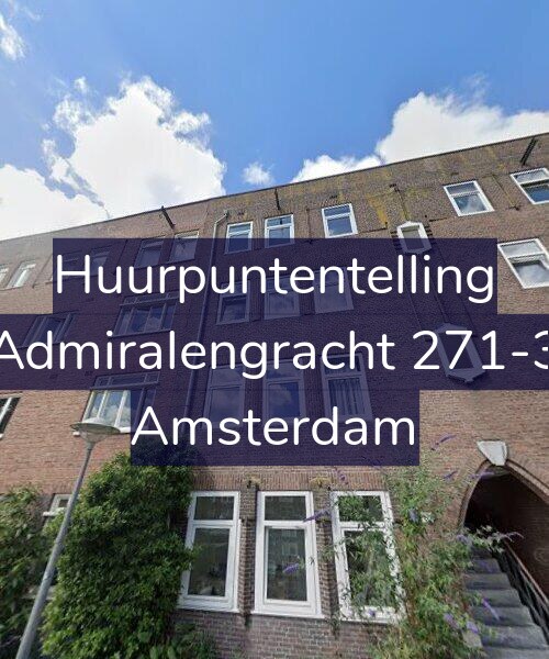 Foto gevel Huurpuntentelling voor Admiralengracht 271-3, Amsterdam