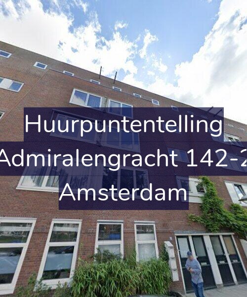 Foto gevel Huurpuntentelling voor Admiralengracht 142-2, Amsterdam