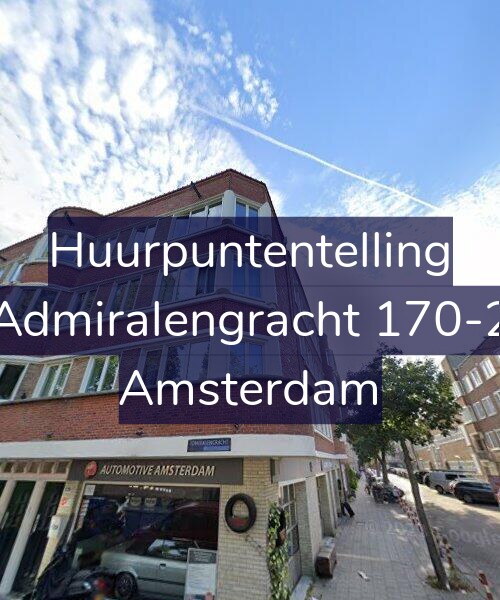 Foto gevel Huurpuntentelling voor Admiralengracht 170-2, Amsterdam