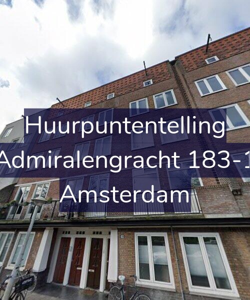 Foto gevel Huurpuntentelling voor Admiralengracht 183-1, Amsterdam