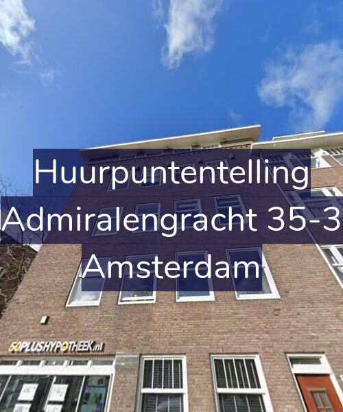 Foto gevel Huurpuntentelling voor Admiralengracht 35-3, Amsterdam