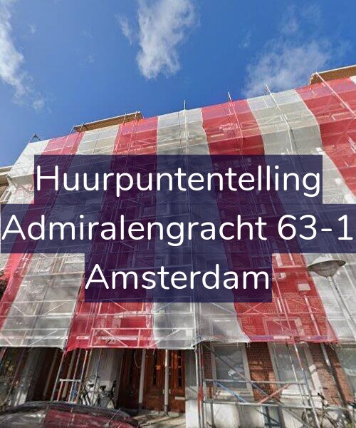 Foto gevel Huurpuntentelling voor Admiralengracht 63-1, Amsterdam
