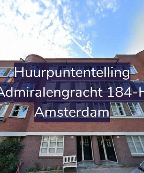 Foto gevel Huurpuntentelling voor Admiralengracht 184-H, Amsterdam