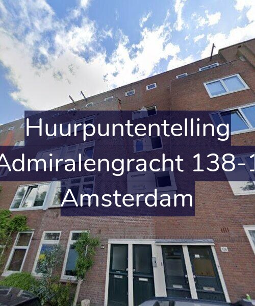 Foto gevel Huurpuntentelling voor Admiralengracht 138-1, Amsterdam