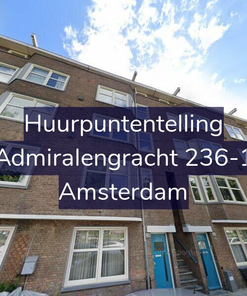 Foto gevel Huurpuntentelling voor Admiralengracht 236-1, Amsterdam
