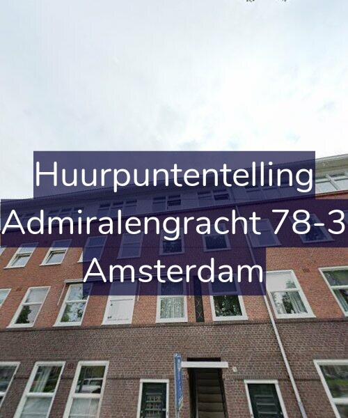 Foto gevel Huurpuntentelling voor Admiralengracht 78-3, Amsterdam