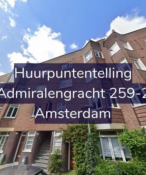 Foto gevel Huurpuntentelling voor Admiralengracht 259-2, Amsterdam