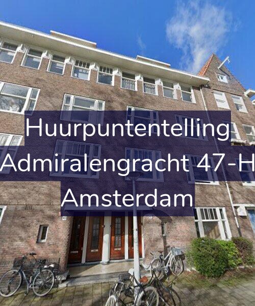 Foto gevel Huurpuntentelling voor Admiralengracht 47-H, Amsterdam
