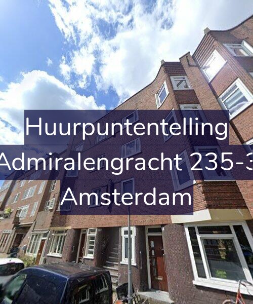 Foto gevel Huurpuntentelling voor Admiralengracht 235-3, Amsterdam