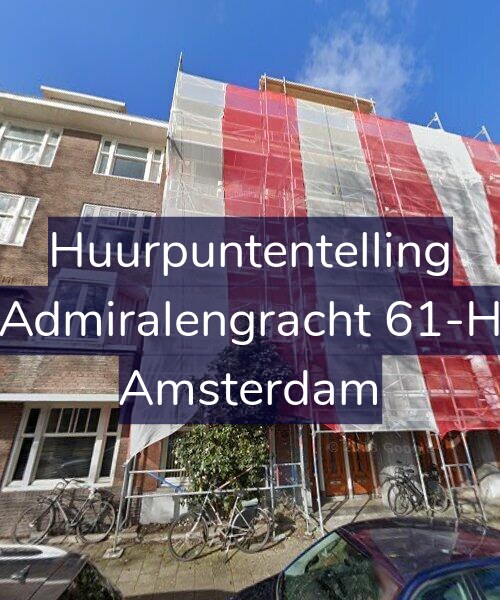 Foto gevel Huurpuntentelling voor Admiralengracht 61-H, Amsterdam