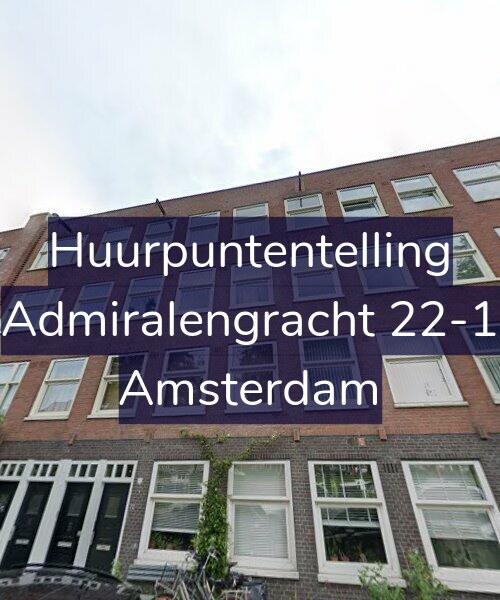 Foto gevel Huurpuntentelling voor Admiralengracht 22-1, Amsterdam