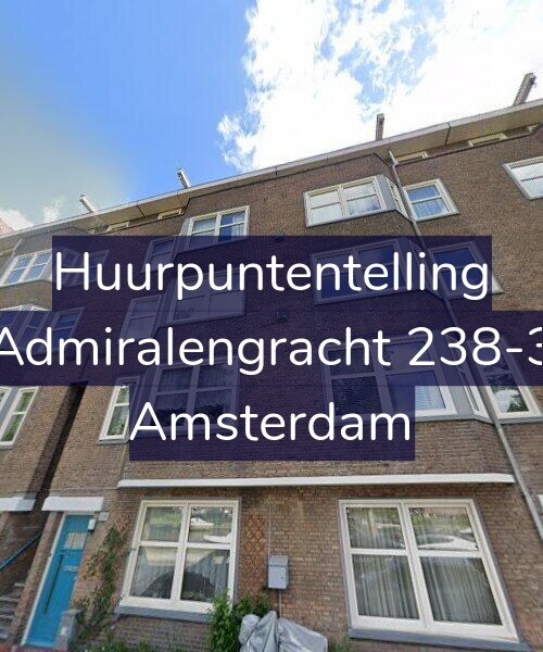 Foto gevel Huurpuntentelling voor Admiralengracht 238-3, Amsterdam