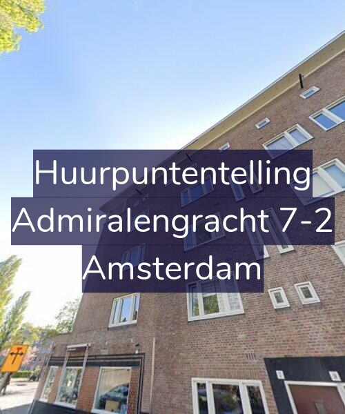 Foto gevel Huurpuntentelling voor Admiralengracht 7-2, Amsterdam