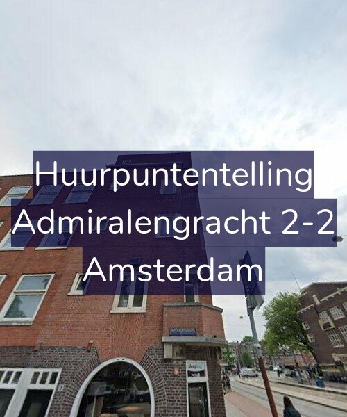 Foto gevel Huurpuntentelling voor Admiralengracht 2-2, Amsterdam