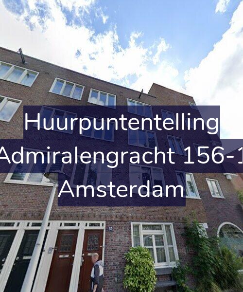 Foto gevel Huurpuntentelling voor Admiralengracht 156-1, Amsterdam