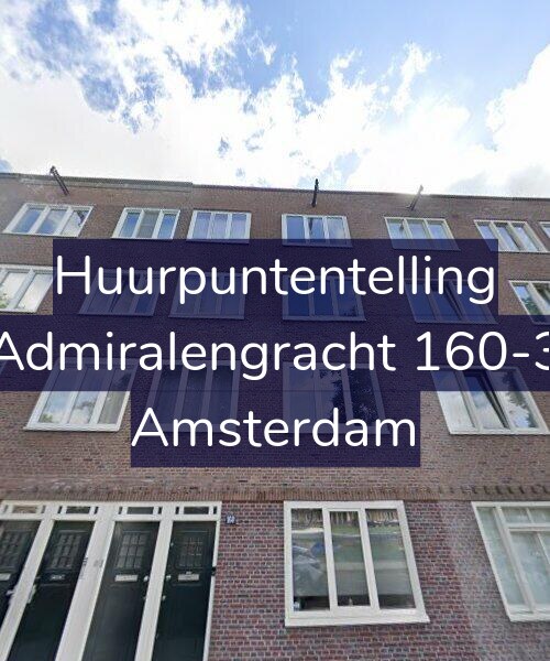 Foto gevel Huurpuntentelling voor Admiralengracht 160-3, Amsterdam