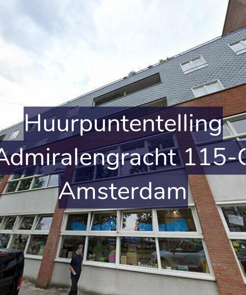 Foto gevel Huurpuntentelling voor Admiralengracht 115-C, Amsterdam