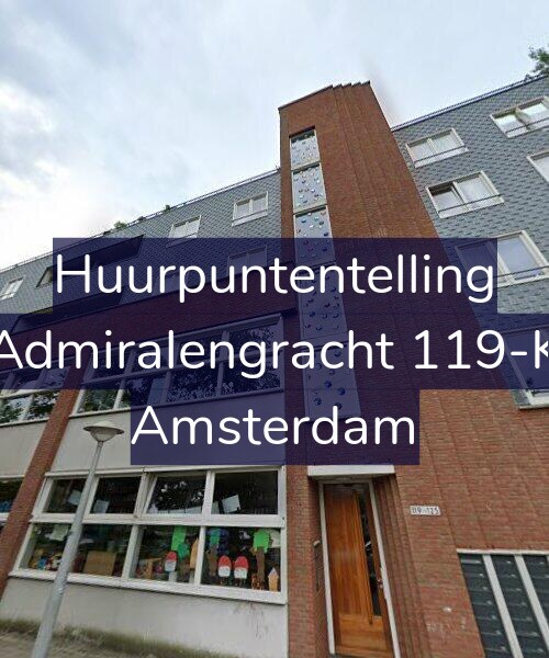 Foto gevel Huurpuntentelling voor Admiralengracht 119-K, Amsterdam