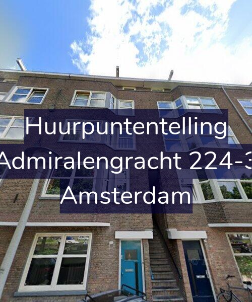 Foto gevel Huurpuntentelling voor Admiralengracht 224-3, Amsterdam