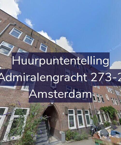 Foto gevel Huurpuntentelling voor Admiralengracht 273-2, Amsterdam