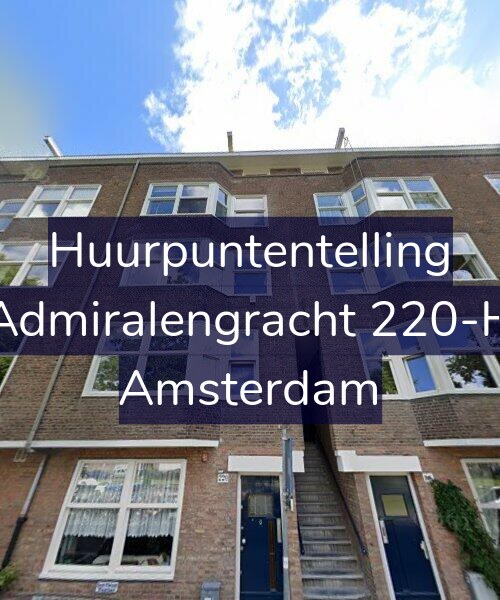 Foto gevel Huurpuntentelling voor Admiralengracht 220-H, Amsterdam