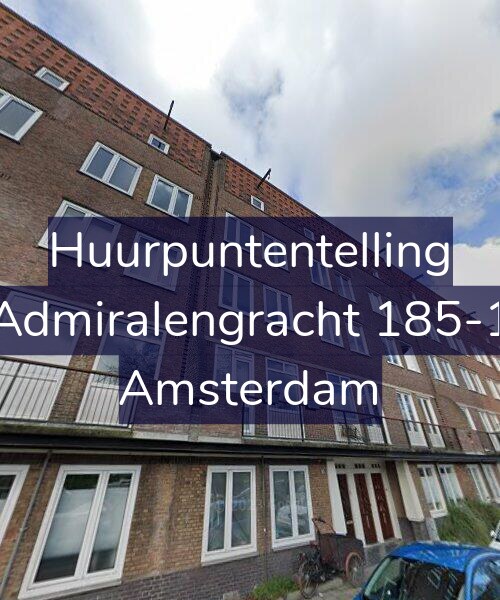 Foto gevel Huurpuntentelling voor Admiralengracht 185-1, Amsterdam