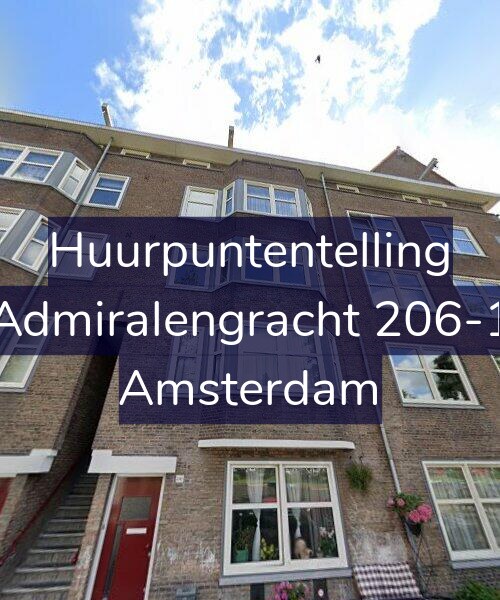 Foto gevel Huurpuntentelling voor Admiralengracht 206-1, Amsterdam