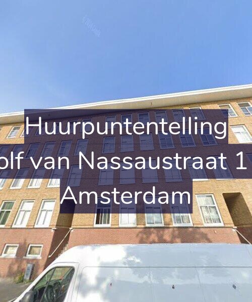 Foto gevel Huurpuntentelling voor Adolf van Nassaustraat 11-1, Amsterdam