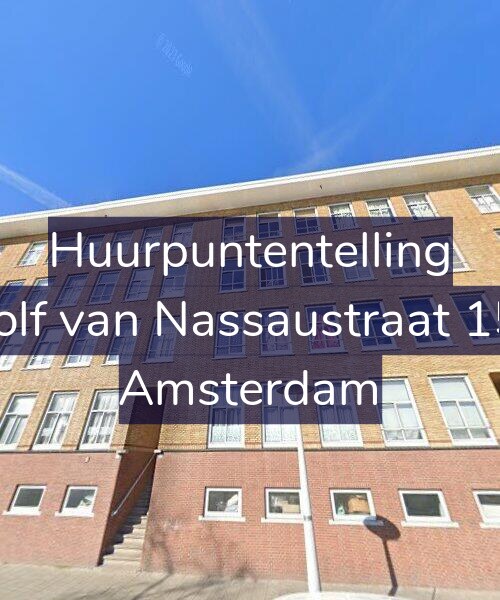 Foto gevel Huurpuntentelling voor Adolf van Nassaustraat 15-2, Amsterdam