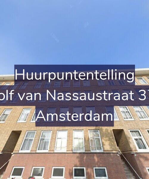 Foto gevel Huurpuntentelling voor Adolf van Nassaustraat 37-3, Amsterdam