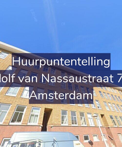 Foto gevel Huurpuntentelling voor Adolf van Nassaustraat 7-2, Amsterdam