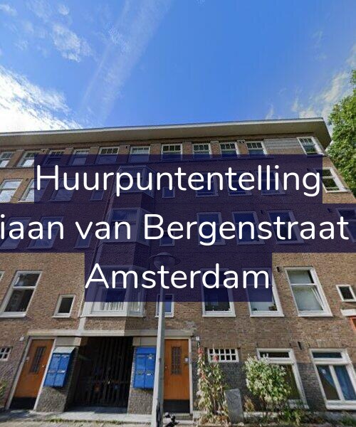 Foto gevel Huurpuntentelling voor Adriaan van Bergenstraat 7-3, Amsterdam