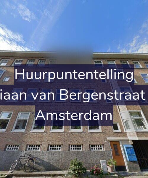 Foto gevel Huurpuntentelling voor Adriaan van Bergenstraat 5-2, Amsterdam