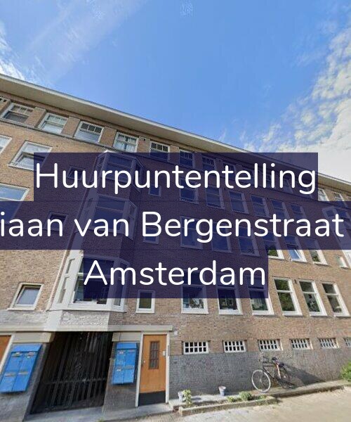Foto gevel Huurpuntentelling voor Adriaan van Bergenstraat 3-1, Amsterdam