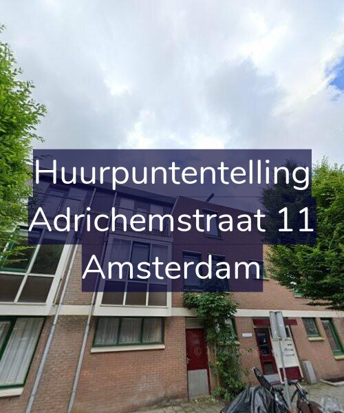 Foto gevel Huurpuntentelling voor Adrichemstraat 11, Amsterdam