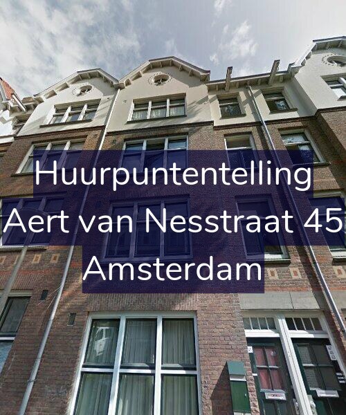 Foto gevel Huurpuntentelling voor Aert van Nesstraat 45, Amsterdam